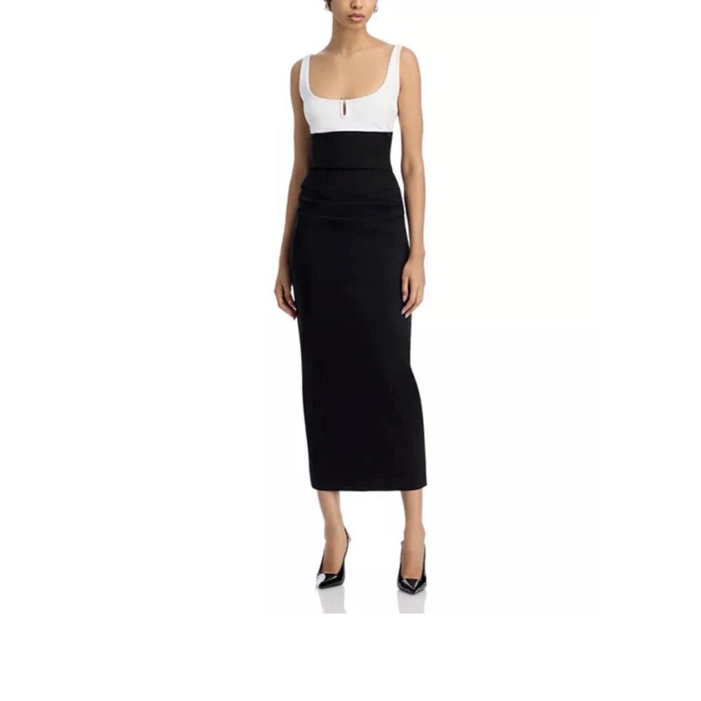 Chiara Boni La Petite Robe Color Blocked Women’s Dress Size 50/ US 12/ XL